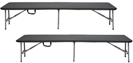 THINIA HOME Pack 2 Bancos Plegables Catering 180x28x43cm