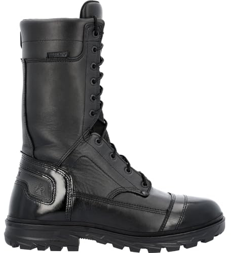 ROCKY Jump Boot Pro 10” Public Service Boot, Black, Size 12(M)