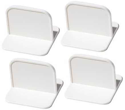 ZUNOXAZ Conector Anticaída para Muebles de Plástico Juego de 4 Piezas 2 Sets Dispositivo Antivuelco para Bebés Herramienta de Fijación Segura para Armarios y Estanterías el
