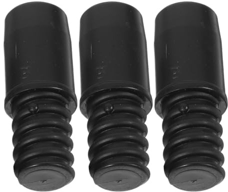 OSALADI 3Pcs Threaded Handle Tips Repair Kit for Broom Mop Extension Pole Adapter Compatible with 22Mm Metal Rods, Plastic Connector for Cleaning Tools