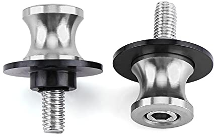 Motorcycle CNC Rear Stand Swing Arm Spool Sliders 2PCS Easy Install (8mm