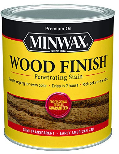 Minwax 1 Quart Early American Wood Finish Interior Wood Stain 70008