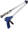 A-szcxtop (TM Pinza de mano/tenaza/greifzange con brazo largo, plegable azul