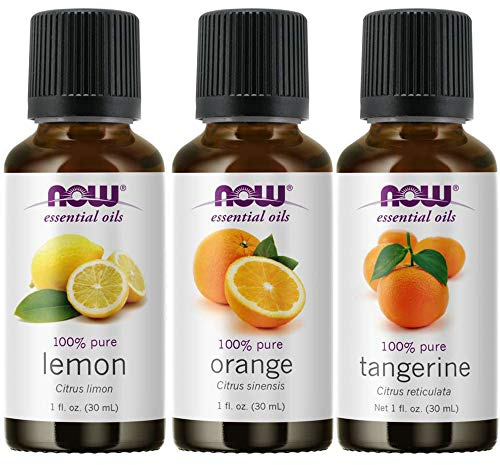 Now Foods 3-Pack Variety of Now Essential Oils Citrus Blend - Orange, Tangerine, Lemon