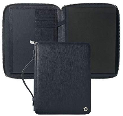 Conference zipped folder A5 Tradition Blue