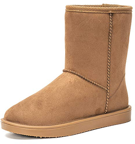 DKSUKO Women's Classic Waterproof Snow Boots Winter Boots