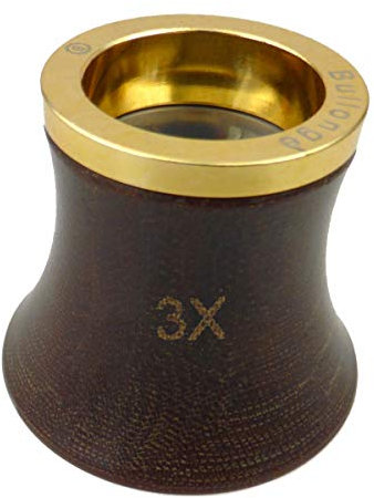 BULLONGÈ MaXXclear Z1 Uhrmacherlupe 3x - Augenlupe für Uhrmacher für die Uhrenreparatur