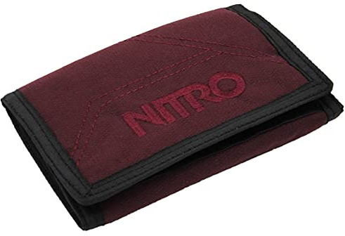 Nitro Snowboards Nitro Wallet 17, Billetera Unisex Adulto, Wine, 10x14x1cm