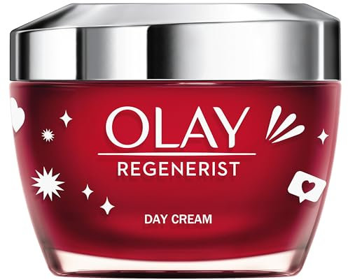 Olay Regenerist Edición LIMITADA Crema Facial De Día, Fórmula Con Niacinamida (Vitamina B3) Y Péptidos, Hidrata Al Instante Y Durante 24H, Piel Más Firme En 14 Días, Sin Perfume, 50ml