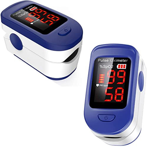 Pulsioxímetro Profesional, Oxímetro de Pulso, Medición de la saturación de oxígeno SpO2, Lectura instantánea, Pulsómetro dedo, Medidor capacidad pulmonar.