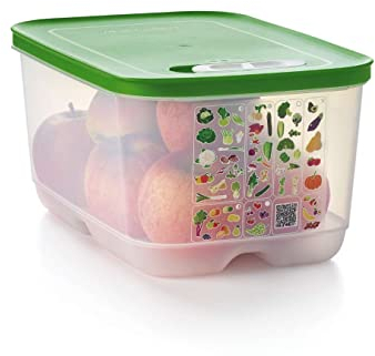 Tupperware FridgeSmart Food Storage Container - Medium Deep Tub 4.4L - Keeps Food Fresher For Longer - Secure Seal - Stackable for Easy Organisation - BPA Free Plastic - Tubs with Lid