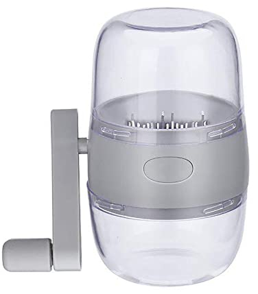 SH-RuiDu Manuelle Nussmühle, tragbare Handkurbel, getrocknete Obstzerkleinerer für alle Nüsse, Walnuss, Pekannuss, Desserts, Beläge