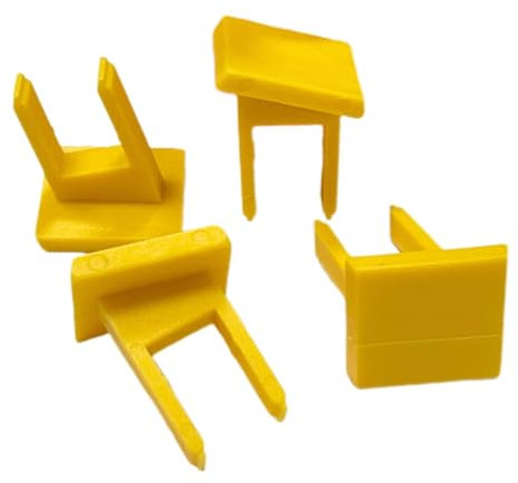 22256, 815863, Suitable for Replacement Yellow Square Power Switch Safety Keys Parts 4pcs