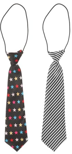 SAFIGLE 2stücke Pack Jungen Krawatten Verstellbare Krawatten Uniform Anhänger Für Jungen Party Kostüm Zubehör