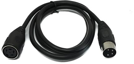 System-S S-Video Cavo 300 cm DIN 4 pin maschio a femmina in nero