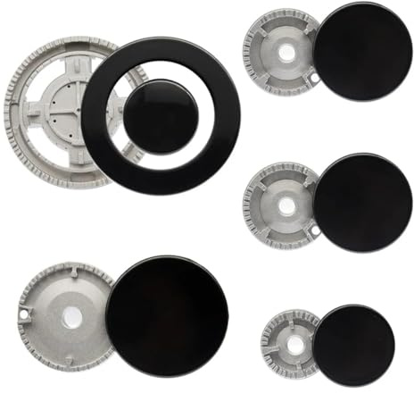 A02V-Gas Stove Burner Caps, Gas Set 5 PS, Compatible for SA-BAF Top Covers Replacement