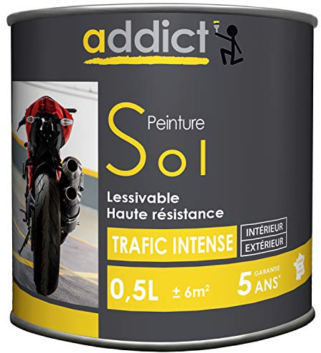 ADDICT PEINTURE SOL 0.5 L souris