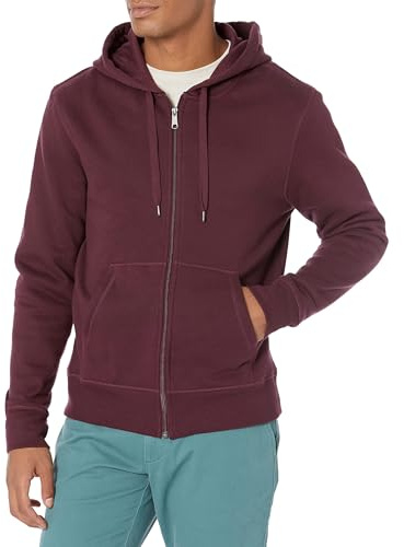 Amazon Essentials Men's Full-Zip Fleece Hoodie (Available in Big & Tall)