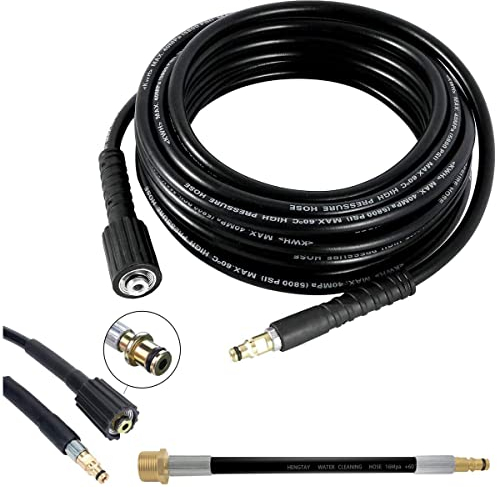 8m 26ft 2320psi Tubo De Manguera De Lavado De Alta Presión Reemplazo De Limpieza De Tubería De Agua Para M22 Rosca De Tornillo Y Conector Tipo C-clip Manguera De Conector Rápido K3, K4, K5
