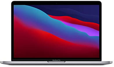 2020 Apple MacBook Pro con Apple M1 Chip (13 -pulgadas, 8GB RAM, 512GB SSD) (QWERTY English) Gris Espacial (Reacondicionado)
