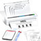 PhoFuta M832 Thermal Printer - Portable Printer, Bluetooth Thermal Printer Compatible with Phone & Laptop, Inkless Mobile Printer for Home Use, Travel, Office, School, White