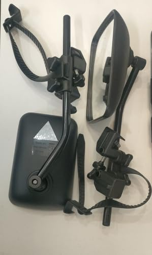 SUPAREE Außenspiegel Wohnwagen Zusatzspiegel Wohnmobil Außen Wohnwagen Spiegel Auto universal Konvexspiegel caravan mit Reflektierendem Aufkleber für Alle Gängigen Fahrzeugtypen (2 Stück)