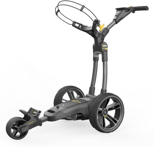 Powakaddy Unisex CT8 GPS Lithium Golf Trolley - Gunmetal - One Size