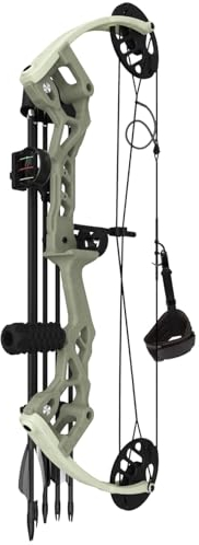 wolfman Bogenschießen Compoundbogen Set Jugend Dragon X6 Compound Bogen Set für Jugendliche und Junge Erwachsene, Einsteigerbogen und Pfeil Set, 19„-28 Zoll Zuglänge, 15-30 LBS Zuggewicht, 260 FPS