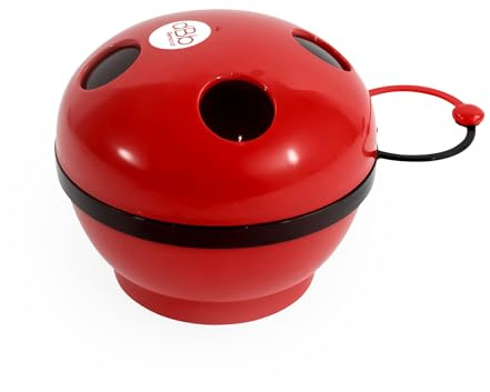 dBb Remond Range-Sucette Cocci Rouge & Noir - Boîte à Sucettes Bébé - Jusqu’à 8 Sucettes & 4 dans le Couvercle - Stérilisation Micro-ondes avec Eau Passe au Lave-Vaisselle - Accessoire Puériculture