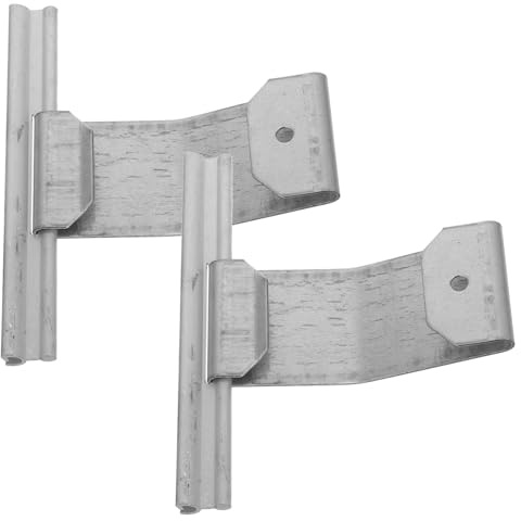 Sosoport 2 piezas Soporte de Cable Ganchos J de Alta Resistencia para Puertas y Ventanas de Gancho y Pestillo para Puertas Corredizas Protección contra Viento y Suciedad