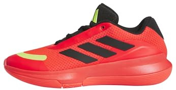 adidas Unisex BB Legends Low, Lucid red/core Black/Lucid Lemon, 9.5 UK