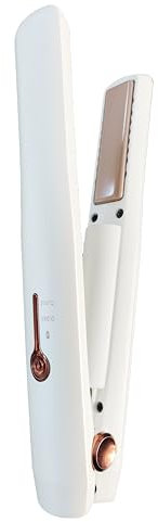 Mini piastra per capelli senza fili, ferro da stiro ricaricabile da viaggio, ferro da stiro portatile in ceramica con batteria da 3000mA, anti-scottatura e regolazione della temperatura a 2 livelli