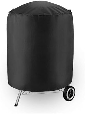 Funda Protectora para Parrillas esféricas - Cubierta Impermeable de 420D Oxford (73x71 cm) con cordón Ajustable y Bolsa de Almacenamiento