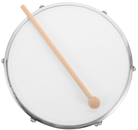 HANABASS Handtrumma för Pojke Flicka Träram Justerbar Polyesterhud Percussion Instrument för Pojke Flicka Musiklektioner Rytmutveckling