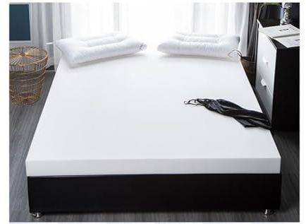 Materasso in schiuma ad alta densità per letto singolo/matrimoniale/king size, spessore 3/5/8/10 cm, resistente e confortevole (tinta unita, 5 cm - 180 x 200 cm)