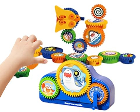 Generisch Set di mattoncini da costruzione a incastro per bambini, per bambini, soggiorno, giardino, casa
