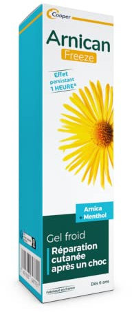 ARNICAN - Freeze - Gel froid à base d'arnica et de menthol - Réparation cutanée après un choc - Effet persistant 1 heure - Tube de 100 g