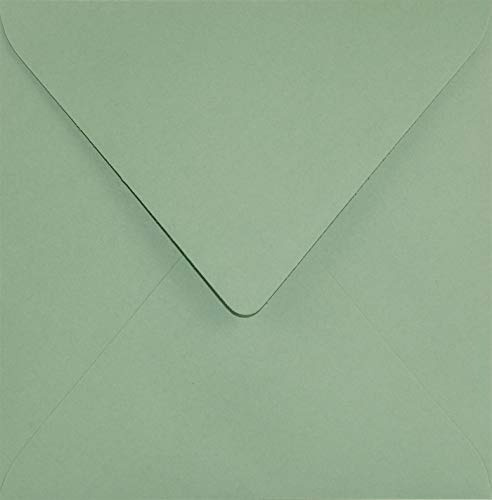 Netuno 25 kuvert grön kvadratiska 15,3 x 15,3 cm festlig och elegant