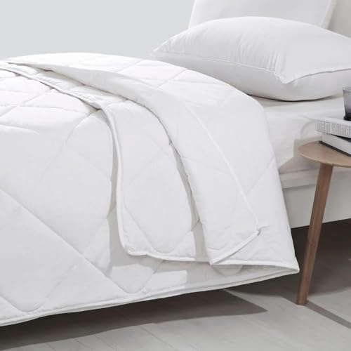 IlGruppone Piumino 4 Stagioni in Microfibra Anallergica – 2 Piumini Unibili con Bottoni 100+200 gr/m² – Trapunta Termoregolante Estate Primavera Autunno Inverno – Singolo, Piazza e Mezza, Matrimoniale