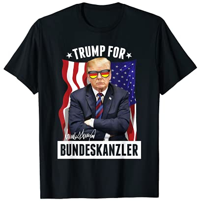 Trump 2024 – Trump For Kanzler - USA Flagge Trump 2020 T-Shirt