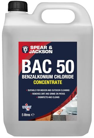 Spear & Jackson - BAC 50 Benzalkonium Chloride Concentrated 5L