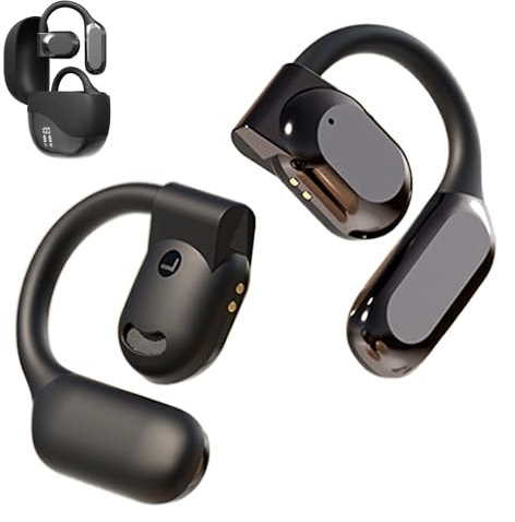 AI Translating Ear Buds, 2025 Upgraded Kabellose Übersetzungs-Kopfhörer, 5.3 Bluetooth-Ohrhörer 144 Sprachen Übersetzungsgerät Zwei-Wege-Übersetzer-Kopfhörer Language Translator (Schwarz)