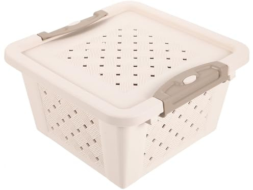 ifundom Caja Transportadora para Pequeños Animales con Ventilación Caja Almacenamiento Plástico Resistente y Ligera para Hámster Cobaya Erizo y Otros Pequeños Mascotas Segura y Espaciosa