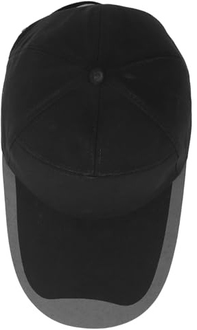 FTVOGUE Hat Casco de Béisbol, Gorra Protectora de Algodón con Carcasa de ABS con Inserto Desmontable Resistente a los Impactos, Gorro de Seguridad Ajustable y Transpirable para Trabajar Deportes Al