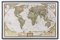 Weltkarte National Geographic Kork Pinnwand mit Alurahmen 90x60cm englisch