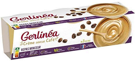 GERLINÉA - Coupelles Crème Café 610G - ( Lot De 3 )
