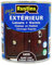 Rustins - Extérieur lasure + Vernis pour bois - séchage rapide - Chêne foncé fini Satiné - 15m²/L 500ml (ESDO500FR)