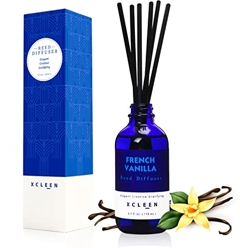 Set di diffusori con bastoncini da 104,9 g, profumo di vaniglia, cocco e latte, diffusore di oli profumati per casa, camera da letto e cucina, deodorante per ambienti a lunga durata, aromaterapia