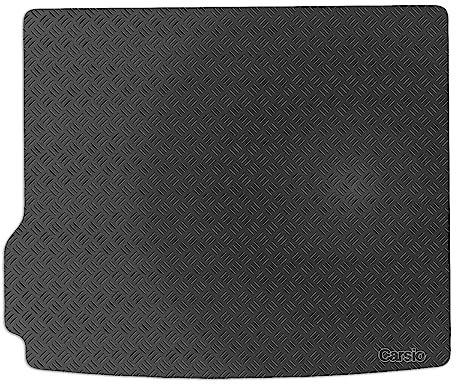 Carsio Car Boot Liner Mat For Dacia Duster MK2 2017+ Onwards Tailored Fit Rubber Floor Mat Set Complete Accessory Black Custom Fitted - Anti-Slip Backing, Heavy Duty & Waterproof