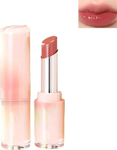 Juicy - Lápiz labial voluminoso, bálsamo labial tintado, tinte labial Jelly Plumping Lip Tint Lip Gloss acabado espejo, tinte labial hidratante de larga duración (4#)